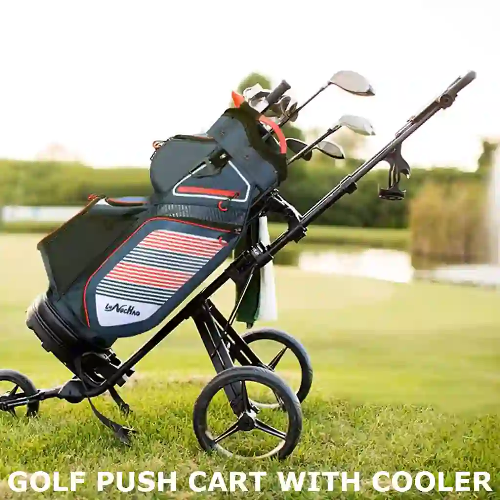 Golf Push Cart with Cooler