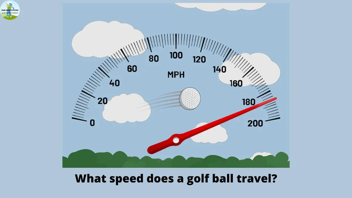 What speed does a golf ball travel