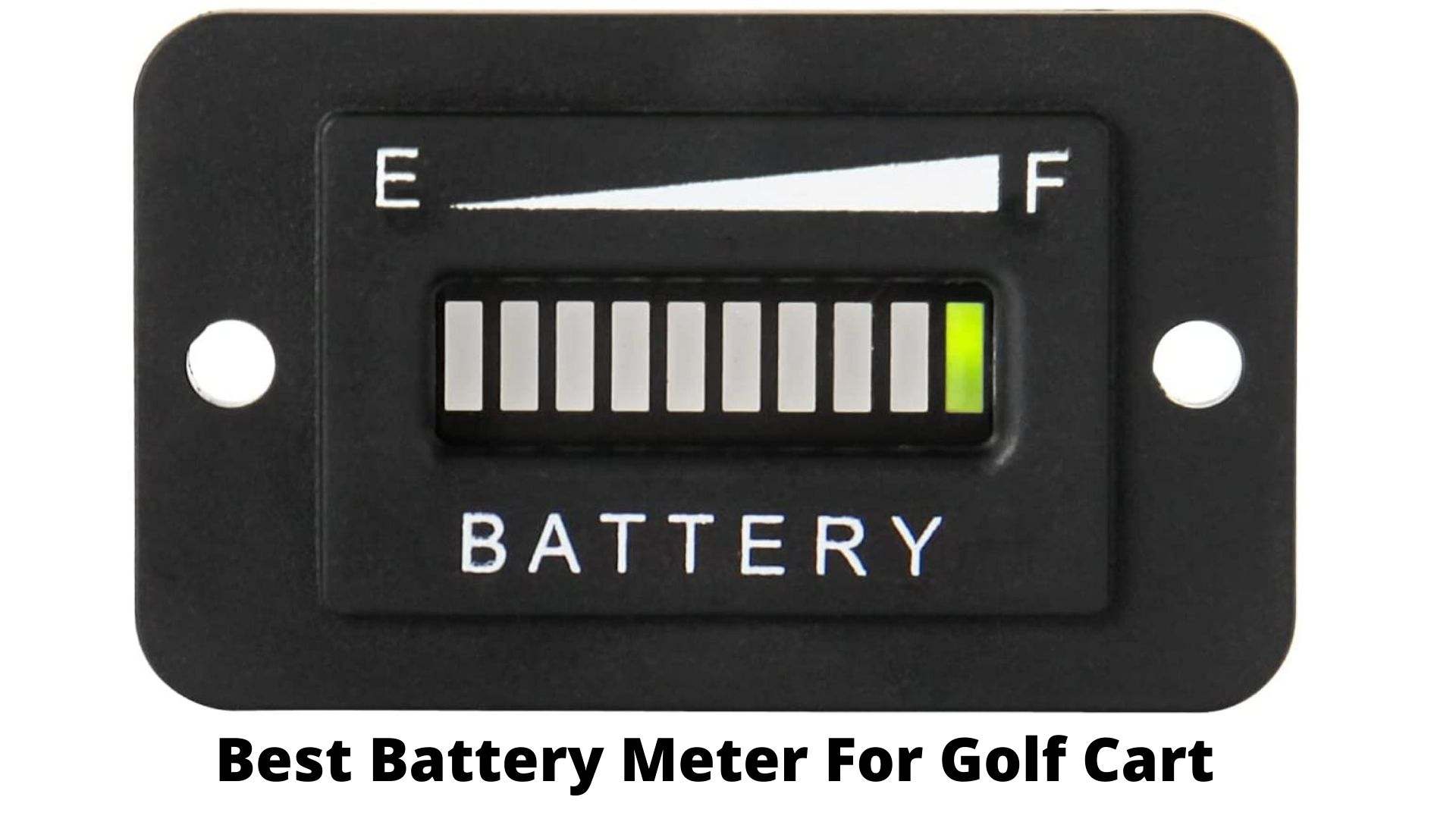 Best Battery Meter For Golf Cart