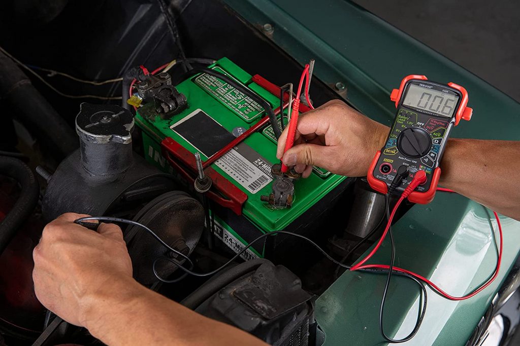 Using A Digital Voltmeter or Multimeter To Test Golf Cart Batteries 1