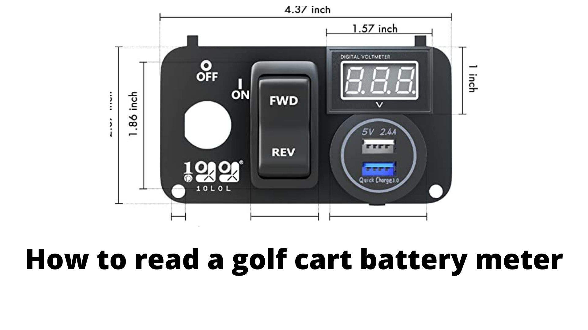How To Read A Golf Cart Battery Meter