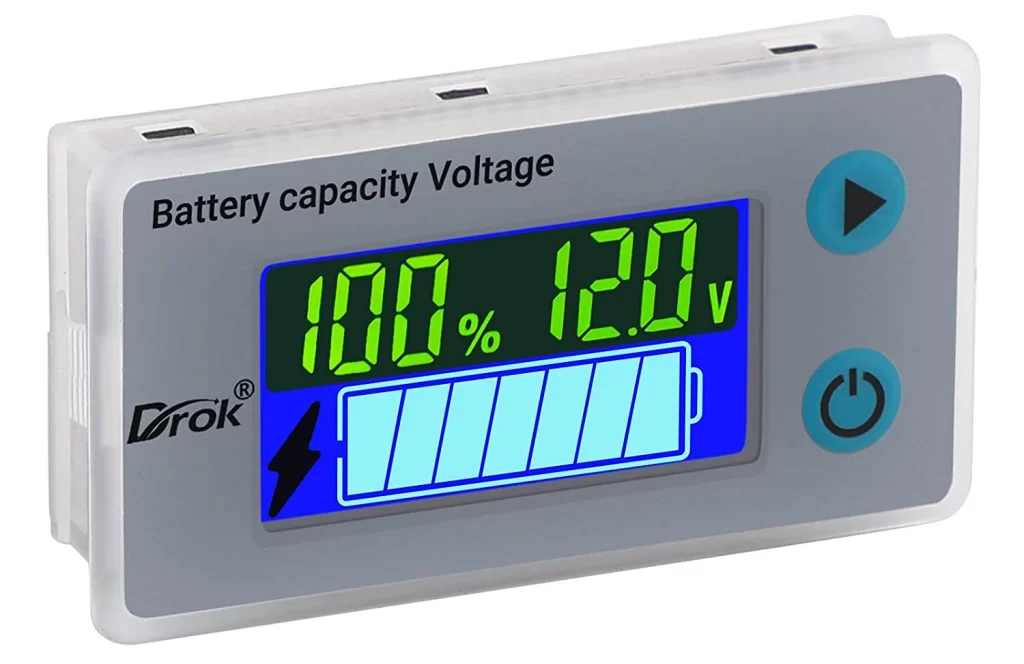 DROK 10-100V Digital Battery Capacity Tester