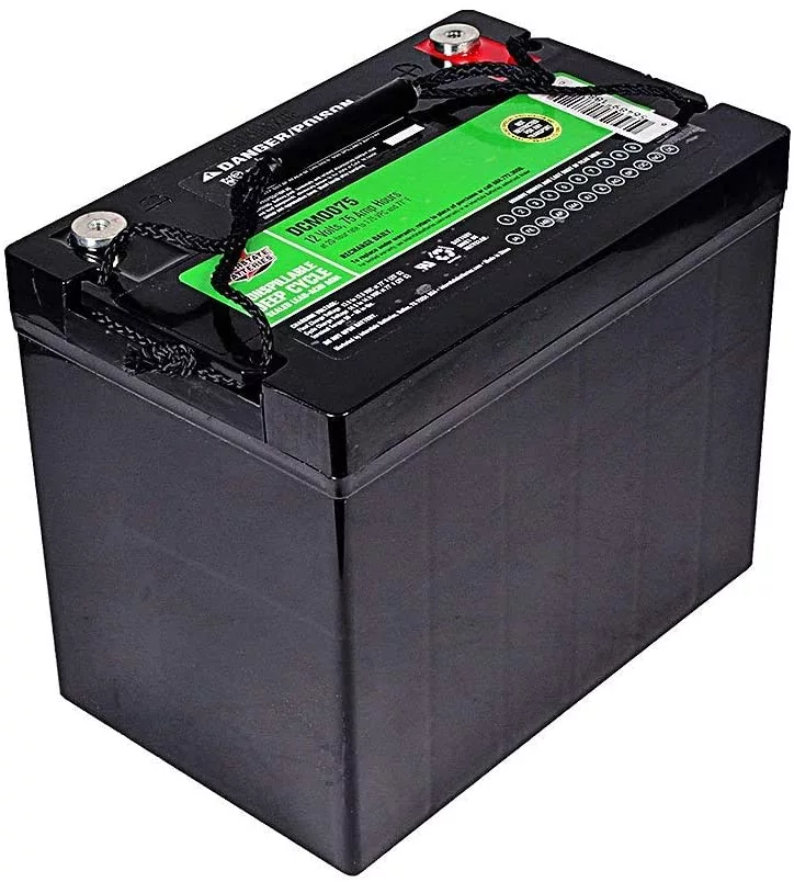 Best Battery For Golf Push Cart With increased Efficiency-Interstate Batteries 12V 75Ah Sealed Lead Acid Battery