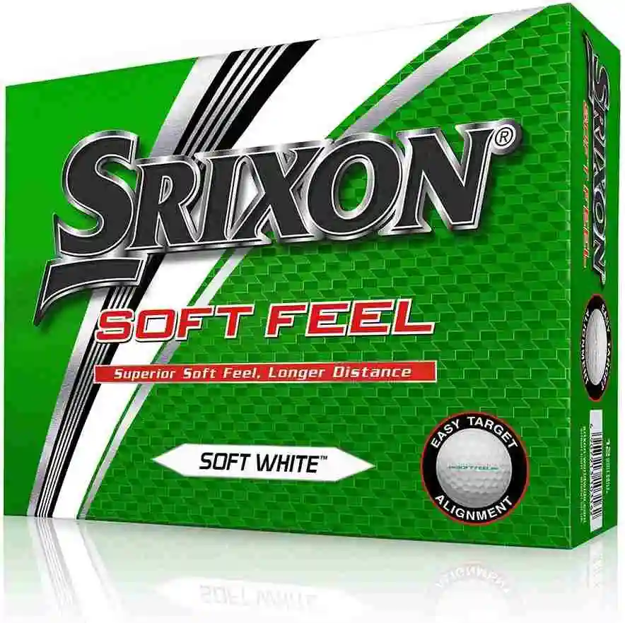 Srixon Soft Feel Golf Balls, White (One Dozen)