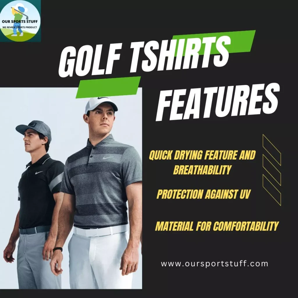golf tshirt features